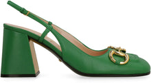 Load image into Gallery viewer, Leather slingback pumps
