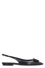Carica l'immagine nel visualizzatore di Gallery, Slingback flat a punta in pelle
