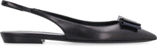 Carica l'immagine nel visualizzatore di Gallery, Slingback flat a punta in pelle
