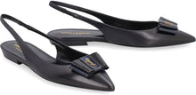 Carica l'immagine nel visualizzatore di Gallery, Slingback flat a punta in pelle
