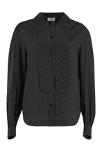 Load image into Gallery viewer, Polka-dot silk shirt
