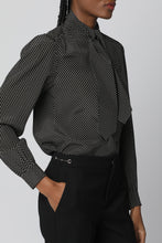 Load image into Gallery viewer, Polka-dot silk shirt
