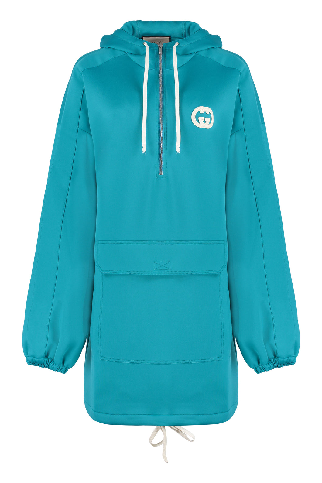 Abito in neoprene con cappuccio