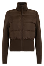 Load image into Gallery viewer, Padded jacket with knit inserts
