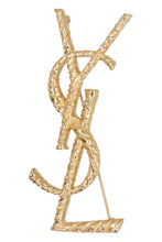 Carica l'immagine nel visualizzatore di Gallery, Spilla OPYUM YSL in ottone dorato
