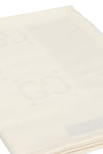 Carica l'immagine nel visualizzatore di Gallery, Scialle in lana e seta jacquard con motivo GG
