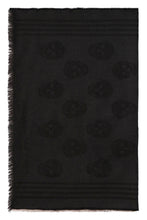 Carica l'immagine nel visualizzatore di Gallery, Foulard in lana con motivo Skull
