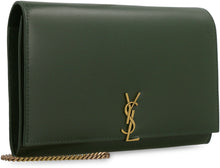 Load image into Gallery viewer, Cassandre leather wallet on chain
