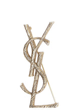 Carica l'immagine nel visualizzatore di Gallery, Spilla Opyum YSL in ottone dorato
