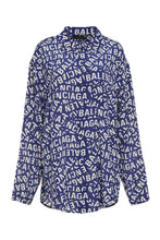Load image into Gallery viewer, Printed silk pajama blouse
