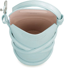 Carica l'immagine nel visualizzatore di Gallery, Mini borsa a secchiello The Curve in pelle
