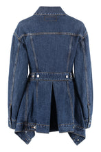 Carica l'immagine nel visualizzatore di Gallery, Giacca peplum in denim
