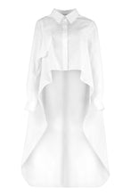Carica l'immagine nel visualizzatore di Gallery, Camicia asimmetrica in cotone

