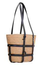 Carica l'immagine nel visualizzatore di Gallery, Tote bag Panier in rafia

