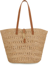 Load image into Gallery viewer, Panier raffia tote bag

