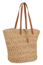 Load image into Gallery viewer, Panier raffia tote bag
