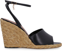 Carica l'immagine nel visualizzatore di Gallery, Espadrillas Paloma in pelle con zeppa
