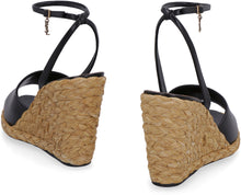Carica l'immagine nel visualizzatore di Gallery, Espadrillas Paloma in pelle con zeppa
