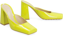 Load image into Gallery viewer, Tower patent leather mules
