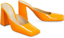 Load image into Gallery viewer, Tower patent leather mules
