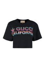 Carica l'immagine nel visualizzatore di Gallery, T-shirt in cotone ricamata

