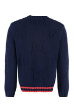 Carica l'immagine nel visualizzatore di Gallery, Pullover in cotone jacquard GG
