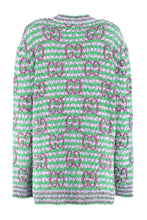Carica l'immagine nel visualizzatore di Gallery, Cardigan in maglia con motivo GG
