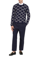 Carica l'immagine nel visualizzatore di Gallery, Pullover in lana GG jacquard
