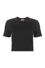 Carica l'immagine nel visualizzatore di Gallery, T-shirt crop con logo
