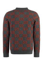Carica l'immagine nel visualizzatore di Gallery, Cardigan in maglia jacquard con motivo GG

