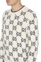 Carica l'immagine nel visualizzatore di Gallery, Pullover in cotone jacquard GG
