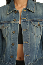 Carica l'immagine nel visualizzatore di Gallery, Giacca corta in denim

