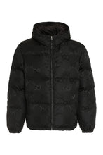 Carica l'immagine nel visualizzatore di Gallery, Piumino full-zip con cappuccio
