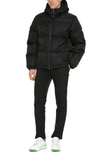 Carica l'immagine nel visualizzatore di Gallery, Piumino full-zip con cappuccio
