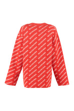 Carica l'immagine nel visualizzatore di Gallery, Cardigan oversize con logo all-over
