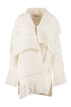 Carica l'immagine nel visualizzatore di Gallery, Cardigan oversize in lana tricot

