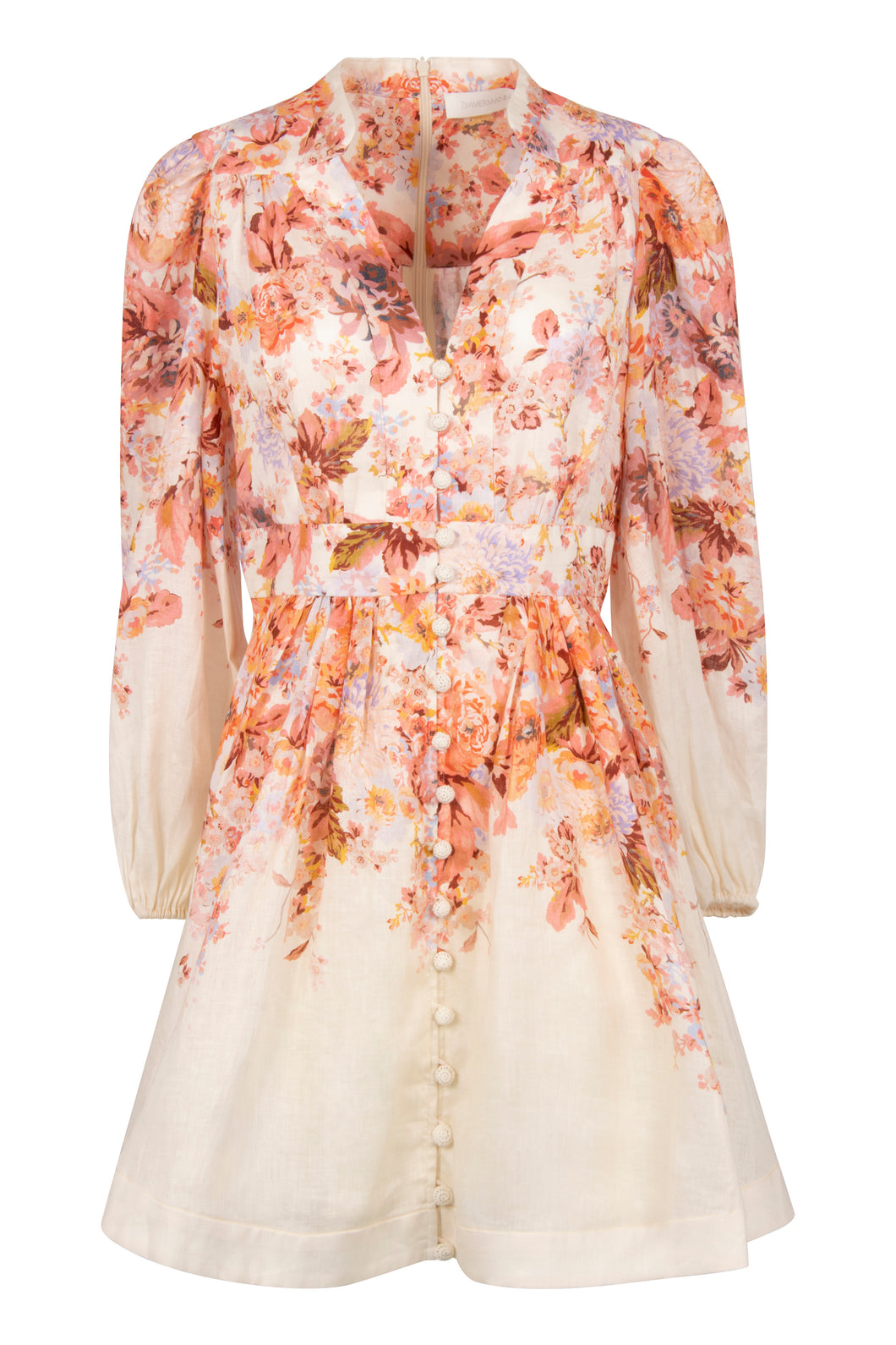 Abito Devi in lino stampato