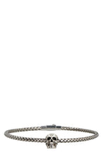 Carica l'immagine nel visualizzatore di Gallery, Bracciale Skull in ottone
