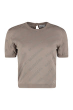 Load image into Gallery viewer, Cotton crew-neck T-shirt
