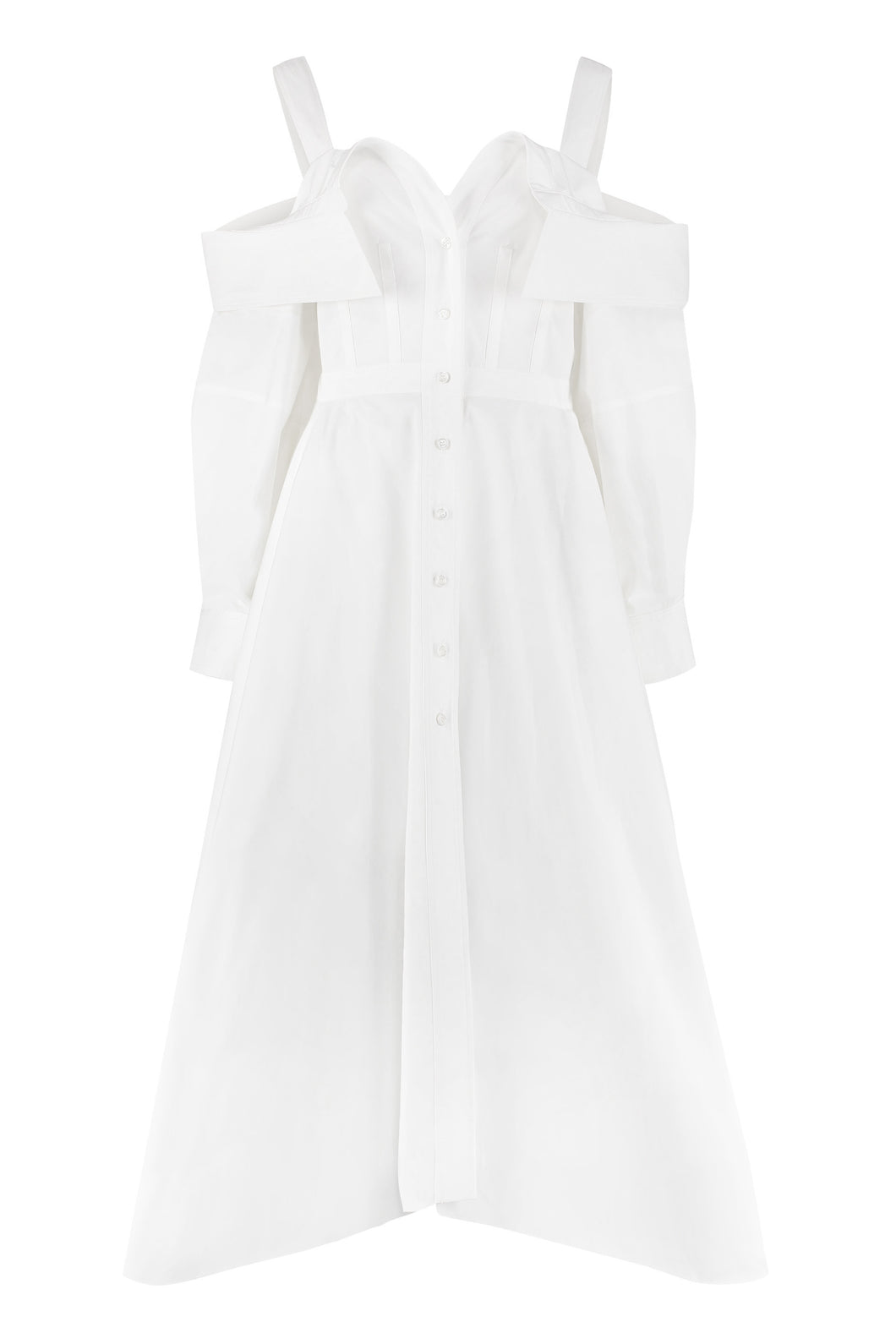 Unstructured shirtdress