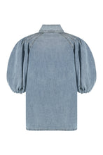 Carica l'immagine nel visualizzatore di Gallery, Blusa Lantern in denim
