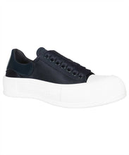 Load image into Gallery viewer, Deck Plimsoll satin sneakers
