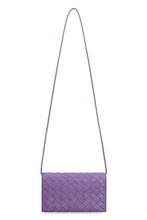 Load image into Gallery viewer, Leather wallet with shoulder strap
