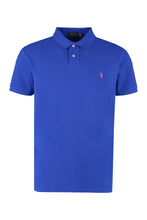 Load image into Gallery viewer, Logo embroidery cotton-piqué polo shirt
