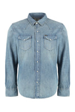 Carica l'immagine nel visualizzatore di Gallery, Camicia in denim stile Western
