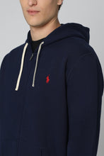Carica l'immagine nel visualizzatore di Gallery, Felpa full-zip in misto cotone
