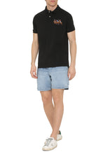 Load image into Gallery viewer, Embroidered cotton-piqué polo shirt
