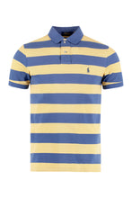 Load image into Gallery viewer, Striped cotton-piqué polo shirt
