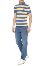 Load image into Gallery viewer, Striped cotton-piqué polo shirt
