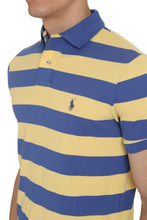 Load image into Gallery viewer, Striped cotton-piqué polo shirt
